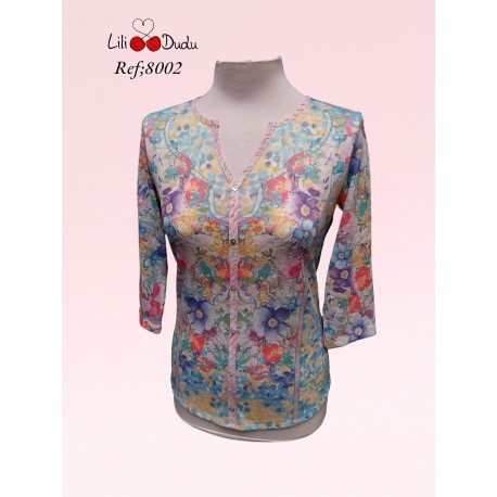 CAMISETA De mujer Lili Dudu estampado primaveral 