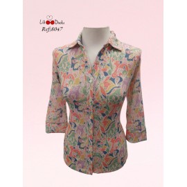 CAMISA ESTAMPADA MUJER  LILI DUDU 