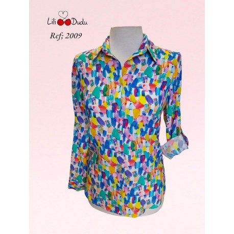 CAMISA ESTAMPADA MUJER  LILI DUDU 