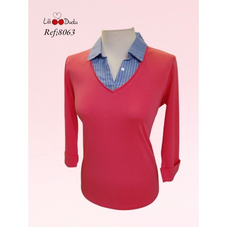 CAMISETA  MUJER LILI DUDU +COLORES