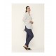 CAMISA LISA BLANCA MANGA LARGA