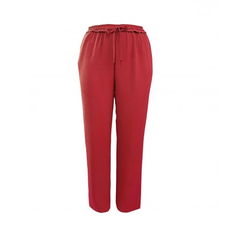 PANTALÓN LISO  ROJO CON BOLSILLOS