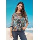 BLUSA ESTAMPADA DE MUJER ROSSAN