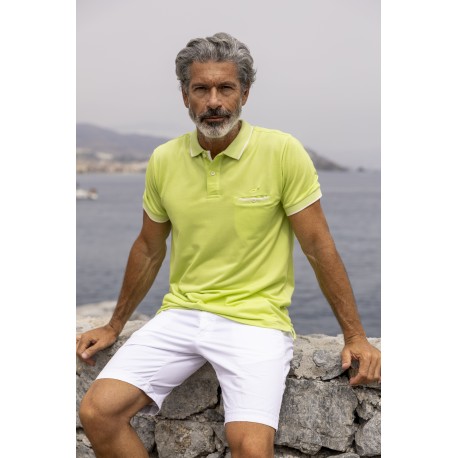 POLO HOMBRE CON BOLSILLO CARLOS CORDOBA +colores