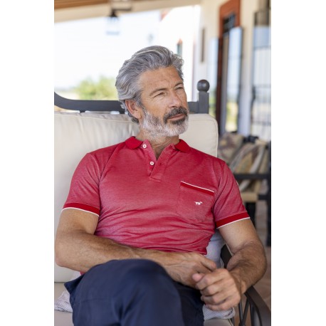 POLO HOMBRE CON BOLSILLO CARLOS CORDOBA +colores