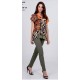 PANTALON KAKI LONETA ELASTICO MUJER SISSUSMODA