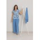 PANTALON LISO CREPE MUJER BOGUAR + COLORES