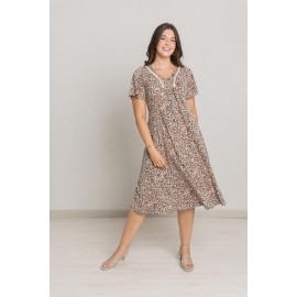 VESTIDO ESTAMPADO MUJER BOGUAR