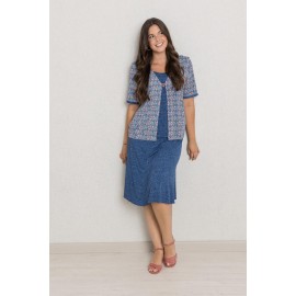 CAMISETA ESTAMPADA 2 EN 1 MUJER BOGUAR