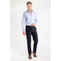 PANTALON DE VESTIR AZUL MARINO CON ELASTICO EN CINTURA LBS
