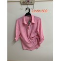 CAMISA RAYAS ROSA MUJER PRIVILEGE