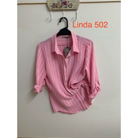 CAMISA RAYAS ROSA MUJER PRIVILEGE