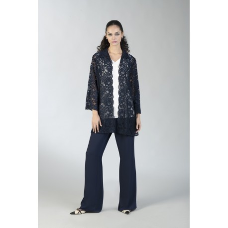 PANTALON AMPLIO AZUL MARINO MUJER PRETTY LADY