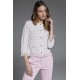 CHAQUETA CUADROS LUREX CON FLECOS +COLORES TACHY ZUCCA