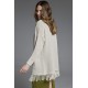 CHAQUETA M/ CUADRADA FLECOS