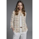 CHAQUETA DE PUNTO CON FLECOS MUJER +colores TACHY ZUCCA