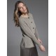 CHAQUETA DE MUJER CALADA CON MANGA RANGLA +COLORES TACHY ZUCCA