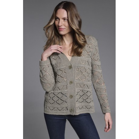 CHAQUETA CALADA ROMBOS MUJER +COLORES TACHY ZUCCA