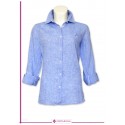 CAMISA LISA LINO MUJER PORTARROSA +COLORES