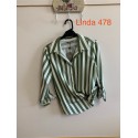 CAMISA RAYAS VERDE MUER PRIVILEGE
