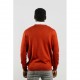Jersey Cuello Pico Caldera hombre brown jury