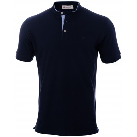 POLO LISO ALGODON CUELLO TIRA HOMBRE BROWN JURY +colores