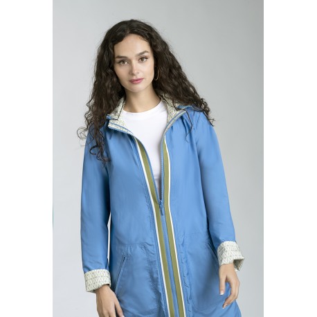 PARKA REVERSIBLE AZUL MUJER ESTEFANIA RODRIGUEZ