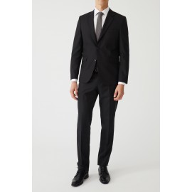 Traje de hombre regular negro de Pertegaz