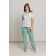 PANTALON LARGO LISO EN TEJIDO MOSSCRE BOGUAR +COLORES