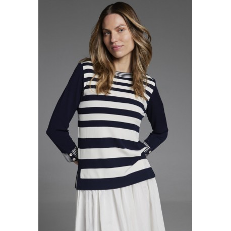 JERSEY BARCO RAYAS DEGRADÉ MUJER TACHY ZUCCA