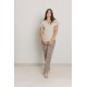 BLUSA LISA MANGA CAICA CON LACITO MUJER BOGUAR +COLORES