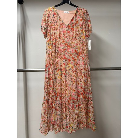 VESTIDO ESTAMPADO CUERDAS 