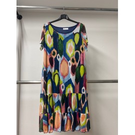VESTIDO ESTAMPADO TUL MUJER ROSSAN