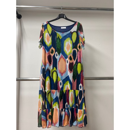 VESTIDO ESTAMPADO TUL MUJER ROSSAN