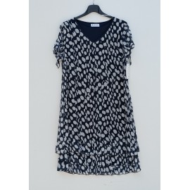 vestido estampado topos mujer rossan