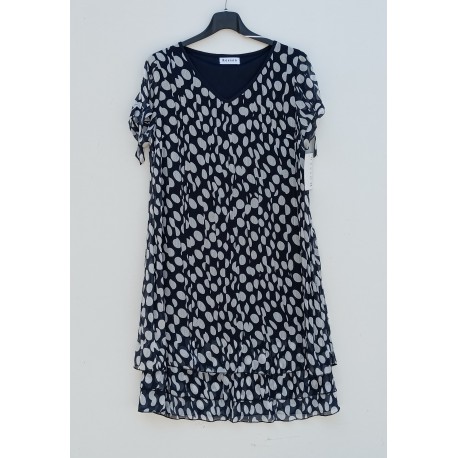 vestido estampado topos mujer rossan
