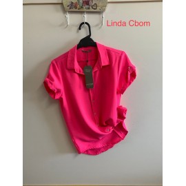 CAMISA FUCSIA LISA MUJER PRIVILEGE 