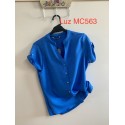 BLUSA LISA AZUL MUJER PRIVILEGE 