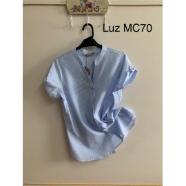 BLUSA RAYAS AZUL MUJER PRIVILEGE 