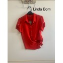 CAMISA ROJA LISA MUJER PRIVILEGE 