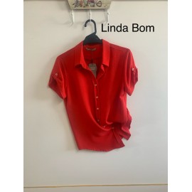 CAMISA ROJA LISA MUJER PRIVILEGE 