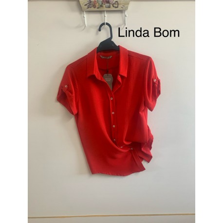 CAMISA ROJA LISA MUJER PRIVILEGE 