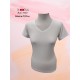 CAMISETA BASICA CUELLO PICO MUJER LILI DUDU +COLORES