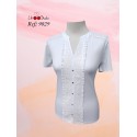 Camiseta bordada mujer Lili Dudu +colores