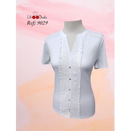 Camiseta bordada mujer Lili Dudu +colores