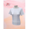 Camiseta bordada blanca de mujer Lili Dudu 