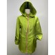 Parka chubasquero liso con acabados bicolores, mujer Estefania  Rodriguez + colores