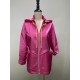 Parka chubasquero liso con acabados bicolores, mujer Estefania  Rodriguez + colores