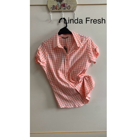 CAMISA CUADROS ROSA MUJER PRIVILEGE