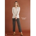 PANTALON CUADROS MUJER SISSUS MODA